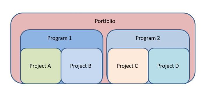 Project Program and Portfolio relationship